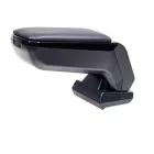 RATI ARMSTER S accoudoir SMART FORTWO 2014-2019 sans paquet Cool&Media [noir,cuir végétalien,12V Câble]