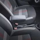 RATI ARMSTER S accoudoir FORD FIESTA 2017-2023  [noir,cuir végétalien,usb/aux Câble]
