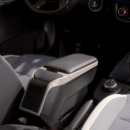 RATI ARMSTER 2 accoudoir RENAULT TWINGO 2014-  [gris,cuir végétalien,12V Câble]