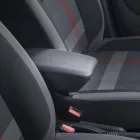 RATI ARMSTER 3 accoudoir FIAT 500 HYBRID 2026-  [noir,cuir végtalien,coutures rouges]