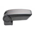 RATI ARMSTER 3 accoudoir FIAT 500 2008-2015  [noir,cuir végtalien,coutures rouges]