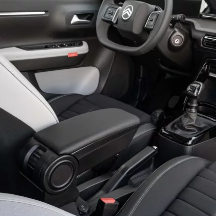 RATI ARMSTER 3 accoudoir FIAT GRANDE PANDA 2025-  [noir,cuir végétalien]