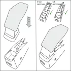 RATI ARMSTER 2 accoudoir CITROEN C3 AIRCROSS 2024-  [gris,cuir végétalien]