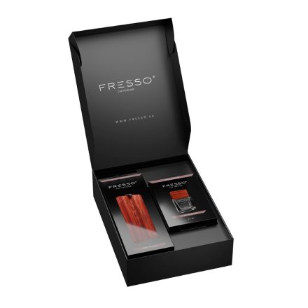 Set de désodorisants pour voiture FRESSO Dark Delight coffret cadeau