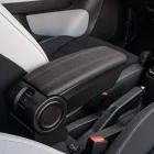 RATI ARMSTER 3 accoudoir CITROEN E-C3 AIRCROSS 2024-  [noir,cuir végétalien,coutures rouges]