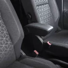 RATI ARMSTER 3 accoudoir  montage sur siège DACIA LODGY 2015-2020 sans accoudoir original [noir,cuir végétalien]