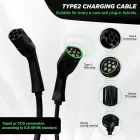 Câble de recharge Loonara Type 2 22kW 5m